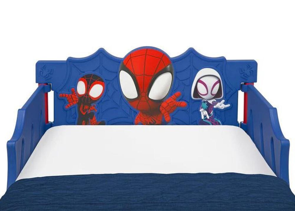 Delta Children Spidey and His Amazing Friends 3D Toddler Bed in Blue, , large
