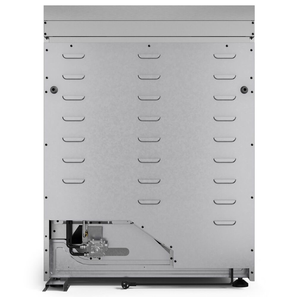 Thor Kitchen Gordon Ramsay 4.55 Cu. Ft. 30&quot; Professional Natural Gas Range with Black Handle Kit in Stainless Steel, , large