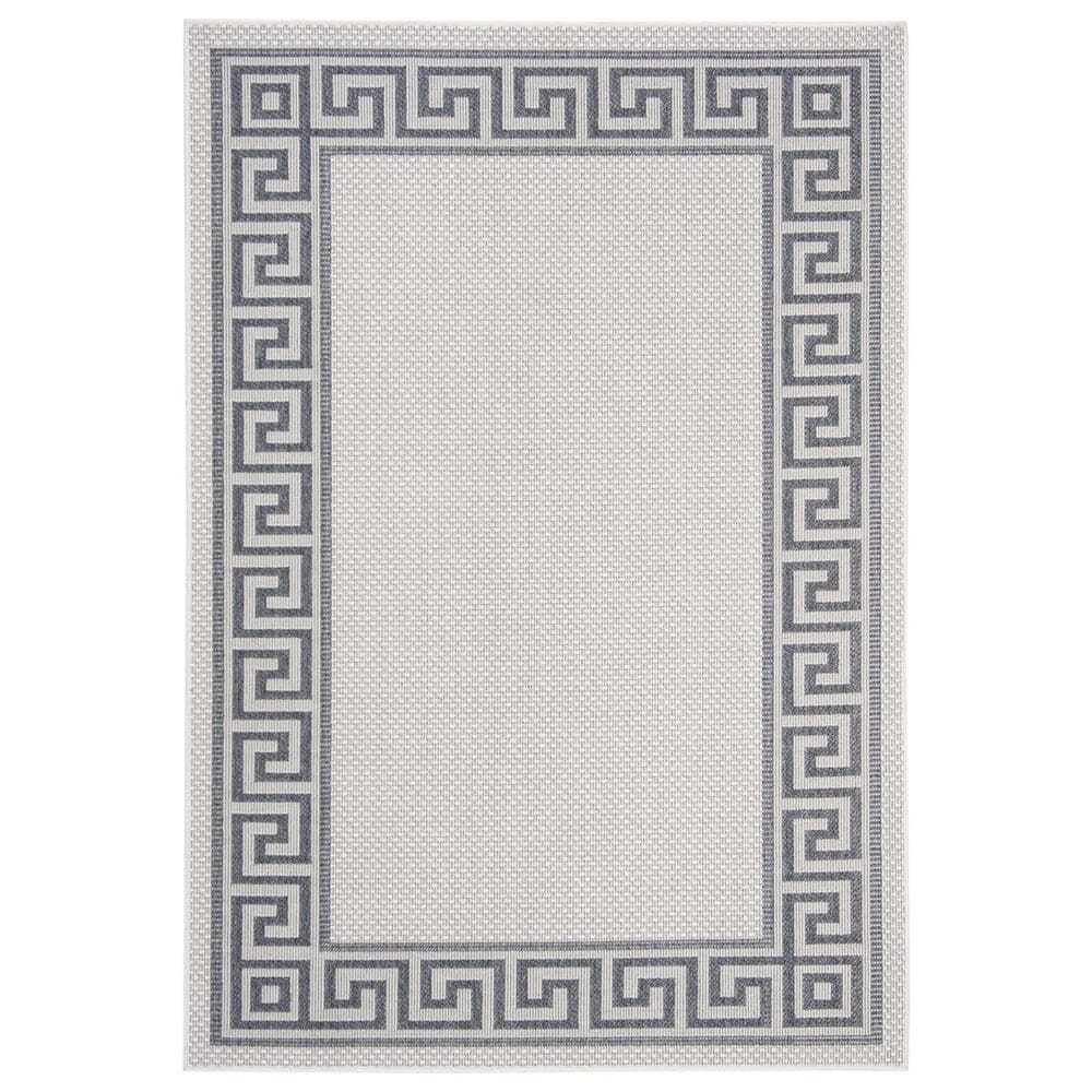 Safavieh Martha Stewart Cyprus MSRO331G 6"7" x 9" Silver and Grey Area Rug, , large