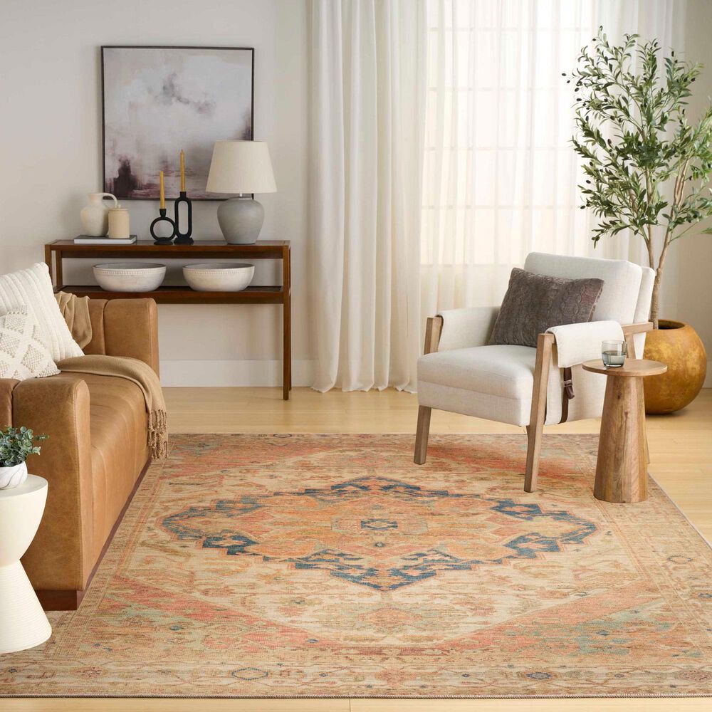 Nourison Vintage Washables Multicolor 4' x 6' Area Rug, , large