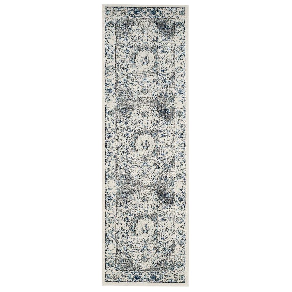 Safavieh Evoke EVK220D-27 2"2" x 7" Grey/Ivory Runner, , large
