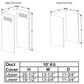 Cafe 10" Duct Cover Extension in Matte White, , large
