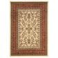 Safavieh Lyndhurst 5"3" x 7"6" Ivory and Rust Area Rug, , large