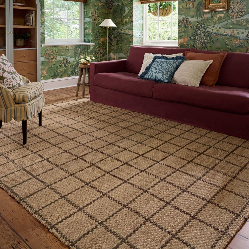 Loloi II Fletcher 9&#39;3&quot; x 13&#39; Natural and Brown Area Rug, , large