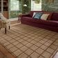 Loloi II Fletcher 9"3" x 13" Natural and Brown Area Rug, , large
