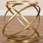 Baxton Studio Desma End Table in Brushed Gold, , large