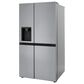 LG 22.5 Cu. Ft. Side-By-Side Counter-Depth Refrigerator in PrintProof Stainless Steel, , large