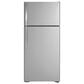 GE Appliances 16.6 Cu. Ft. Top-Freezer Refrigerator in Stainless Steel, , large