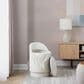 Lumisource Marla Upholstered Vanity Stool in Cream, , large