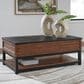Ashley Kallari Lift-Top Coffee Table in Warm Brown and Black, , large