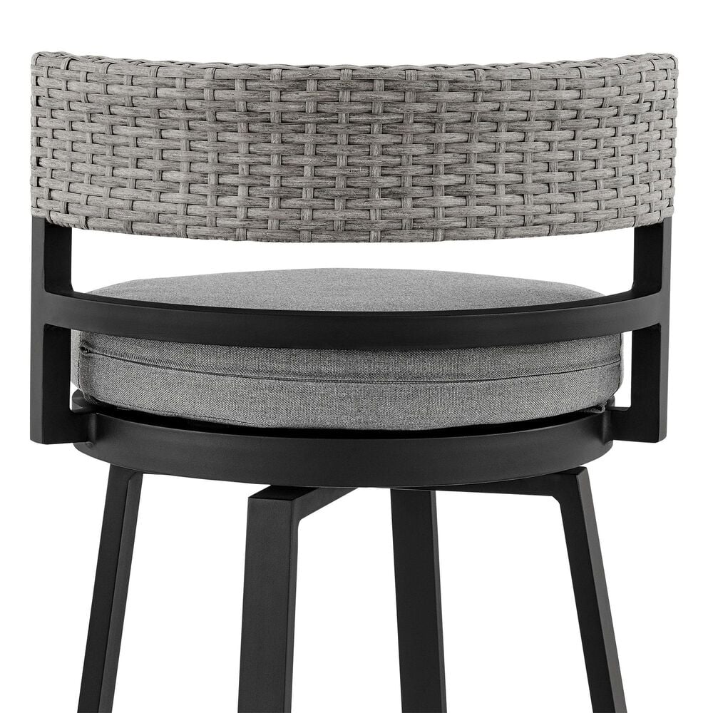 Blue River Encinitas 5-Piece Patio Bar Table Set in Black, , large
