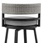 Blue River Encinitas 5-Piece Patio Bar Table Set in Black, , large