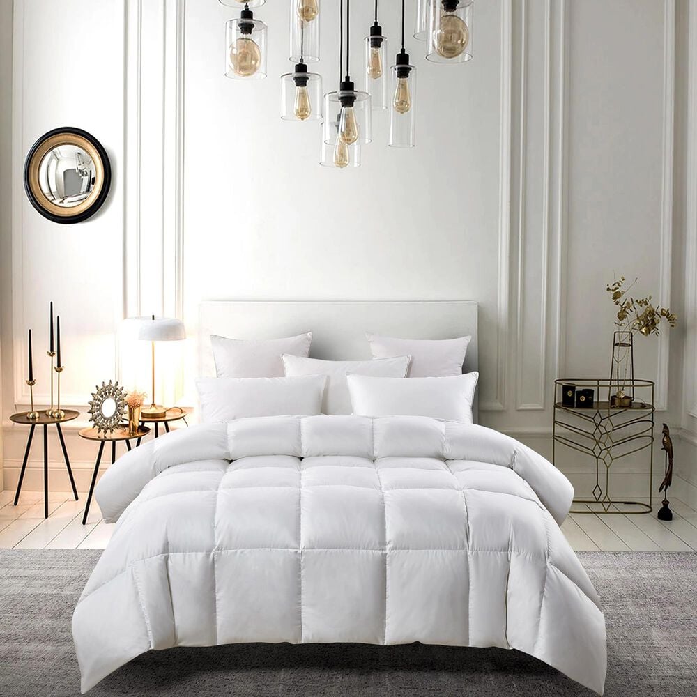 Blue Ridge Home Fashions Serta 300 Thread Count Full/Queen Extra Warmth Comforter in White, , large