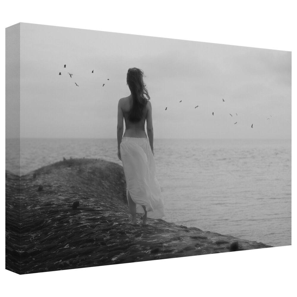 Timberlake Jacob Tuinenga &#39;What Else Is There&#39; 16&quot; x 24&quot; Canvas Art in White/Grey/Black, , large