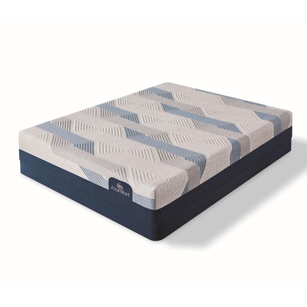 Serta ICO Blue 300CT Plush California King Mattress with Low Profile Box Spring, , large