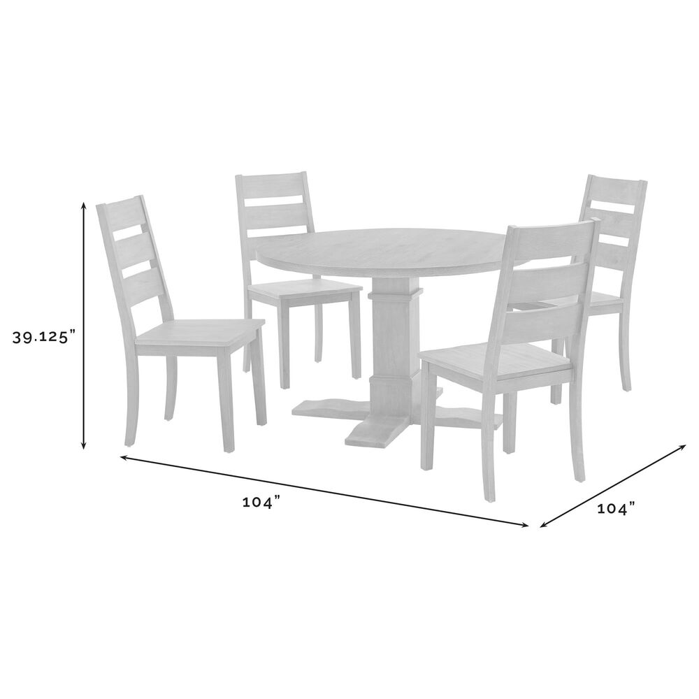 Crosley Furniture Joanna 5-Piece Dining Set in Rustic Brown, , large