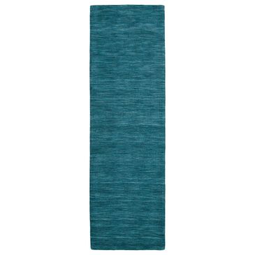 Feizy Luna 2"6" x 8" Teal Area Rug, , large