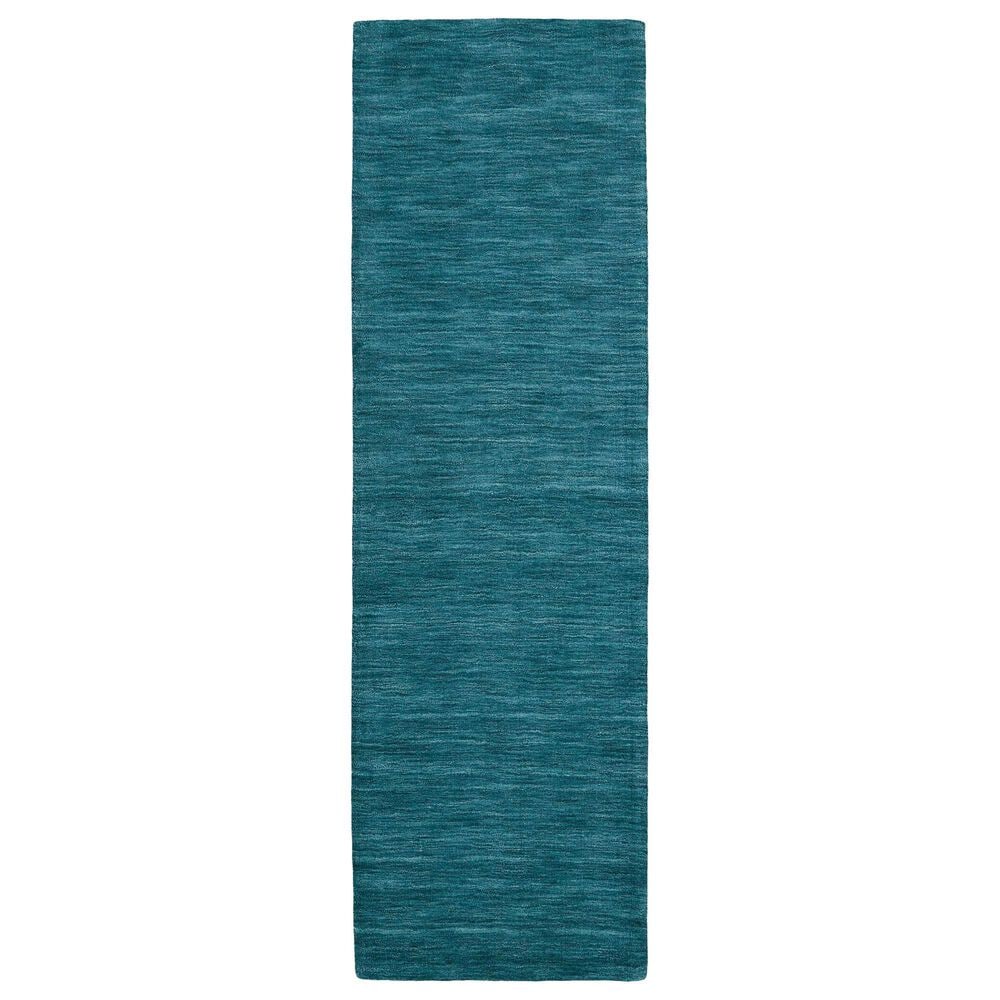 Feizy Luna 2"6" x 8" Teal Area Rug, , large