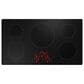 GE Profile 2-Piece Kitchen Package with Stainless Steel 30" Smart Built-In Convection Single Wall Oven and Black 36" Induction Cooktop, , large