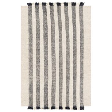 Surya Reliance RLI-2302 8"10" x 12" Black and Ivory Area Rug, , large