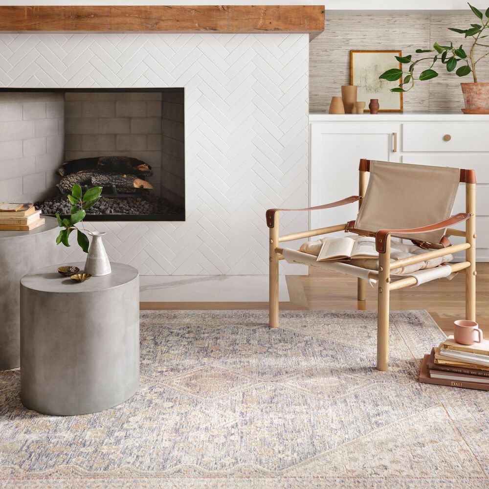 Magnolia Home Carlisle 7&#39;10&quot; x 10&#39; Blue and Ivory Area Rug, , large