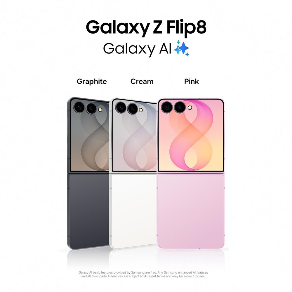 Samsung Galaxy Z Flip8 256GB in Pink, , large