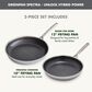 Green Pan Spectra 2-Piece Open Frypan Set in Stainless Steel, , large