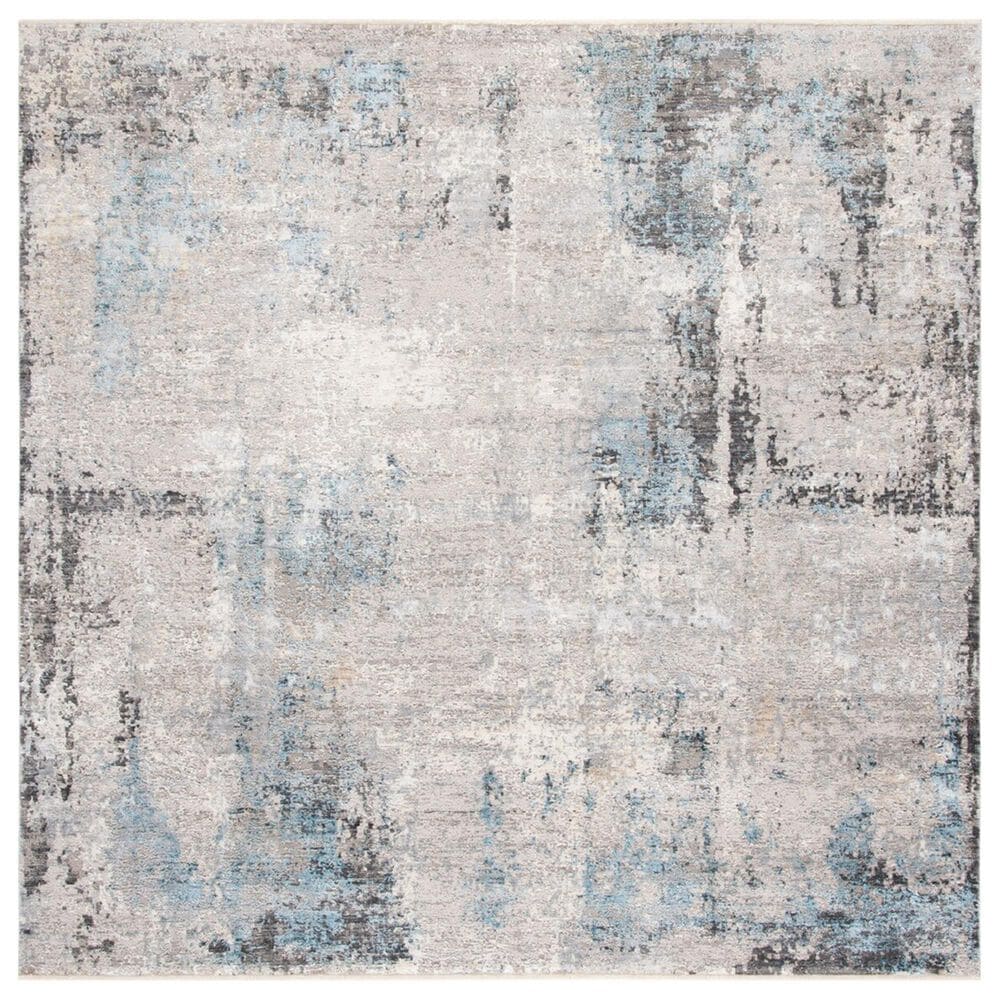 Safavieh Dream DRM422F 6"7" Square Grey and Blue Area Rug, , large