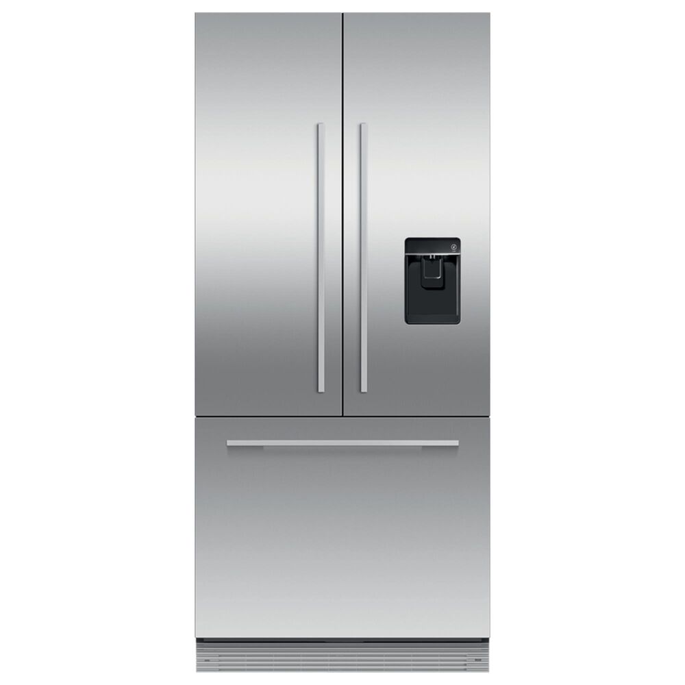 Fisher and Paykel 3-Piece Contemporary Square Handle Kit for RS32A French Door Refrigerator in Stainless Steel, , large