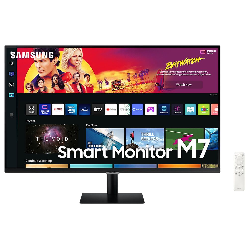 Samsung 32" M7 UHD Monitor with Smart TV Apps and Mobile Connectivity in Black, , large