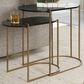 Uttermost Aztex 2-Piece Nesting Table Set in Antique Brass, , large