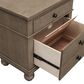 Riva Ridge Oxford 4-Piece King Sleigh Bedroom Set in Tan with USB Ports, , large