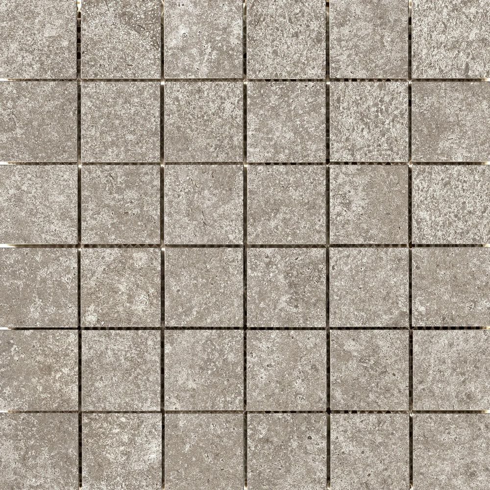 Emser Topanga Tan 2" x 2" Square on 12" x 12" Ceramic Mosaic Sheet, , large