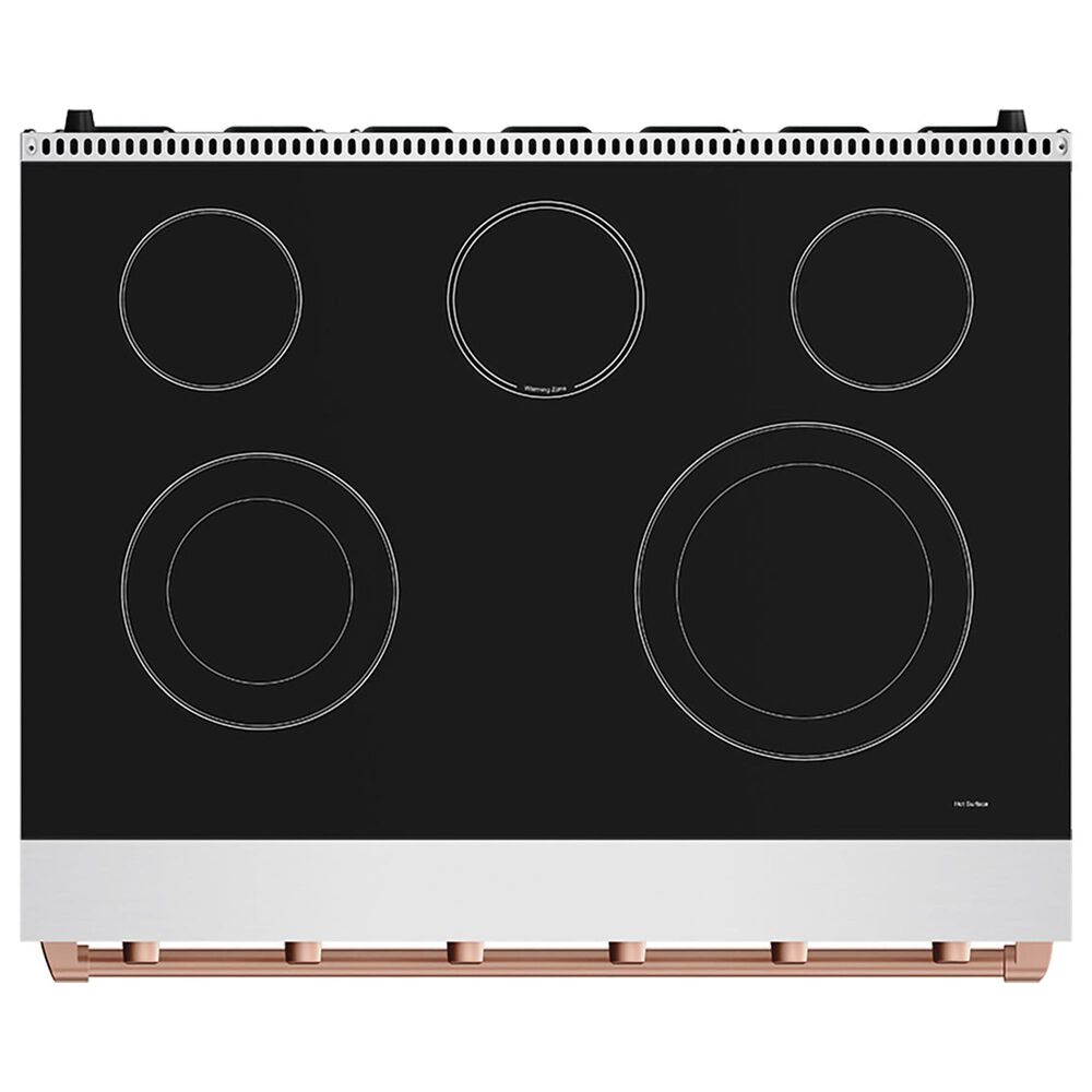Thor Kitchen Gordon Ramsay 6 Cu. Ft. Professional Freestanding Electric Range with Rose Gold Handle Kit in Stainless Steel, , large