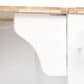 HOMLUX 59" Kitchen Island with 2 Pull Out Cabinet Organizers in White, , large