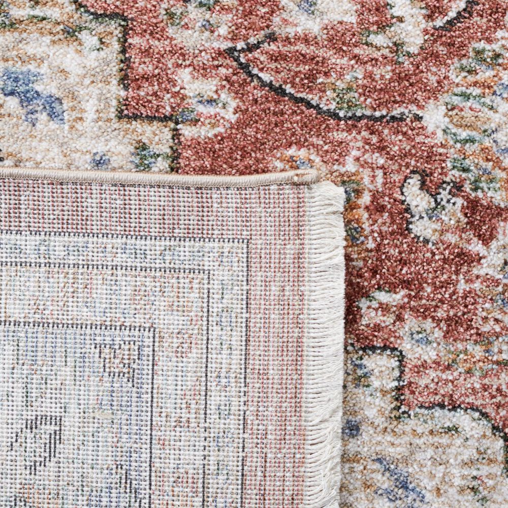 Safavieh Jasmine 2&#39;2&quot; x 9&#39; Rust and Blue Runner, , large