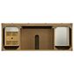 James Martin Vanities Breckenridge 60" Single Bathroom Vanity in Light Natural Oak with 3 cm Parisien Bleu Quartz Top and Rectangular Sink, , large