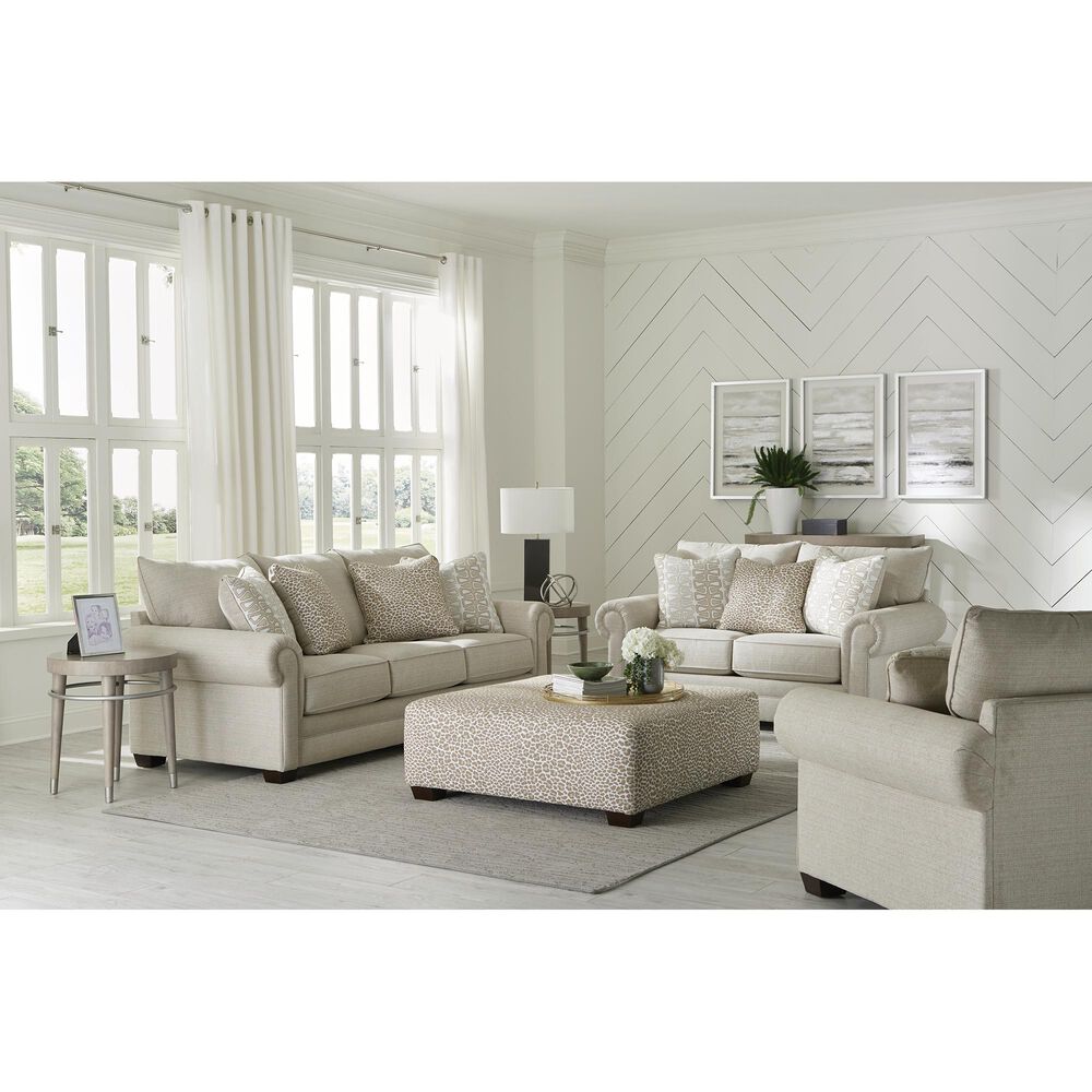 Catnapper Havana Loveseat in Bisque Linen, , large