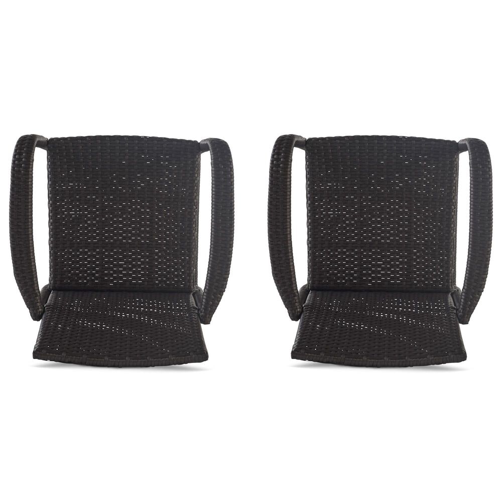 Hearth and Haven Littleton Outdoor Bar Stool in Grey &#40;Set of 2&#41;, , large