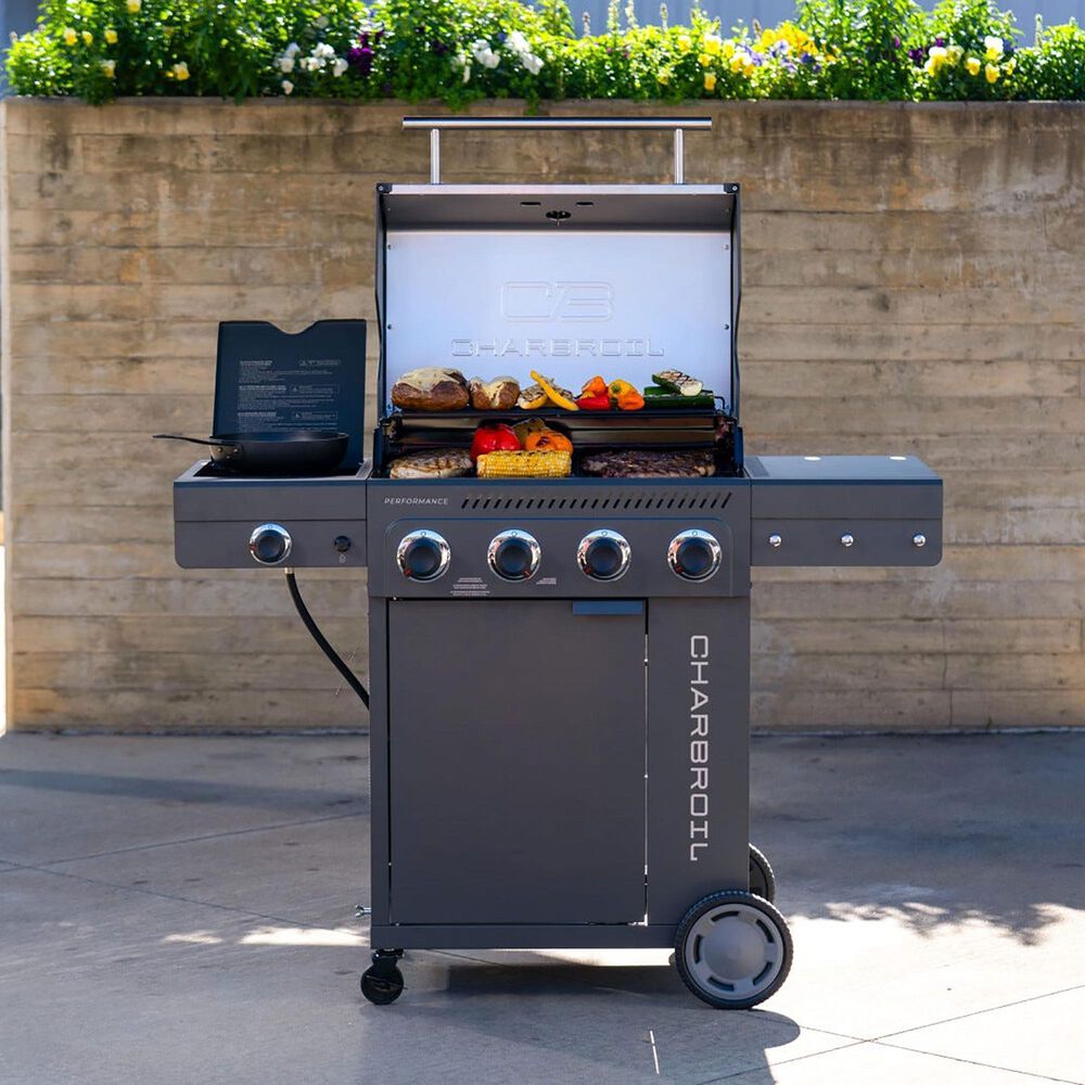 Char-Broil Performance Series 4-Burner Gas Grill Cabinet in Gray, , large