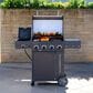 Char-Broil Performance Series 4-Burner Gas Grill Cabinet in Gray, , large