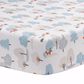 Lambs and Ivy Sleepytime Bear 3-Piece Baby Nursery Crib Bedding Set in Brown, White, Gray and Rust, , large