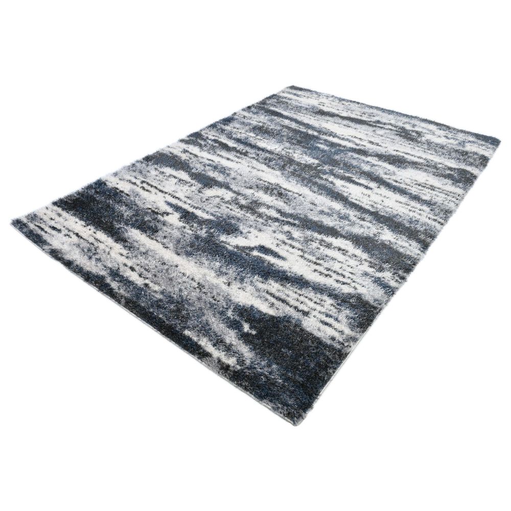 Central Oriental Pulse Aubriella Beige and Blue 5'3" x 7'3" Area Rug, , large