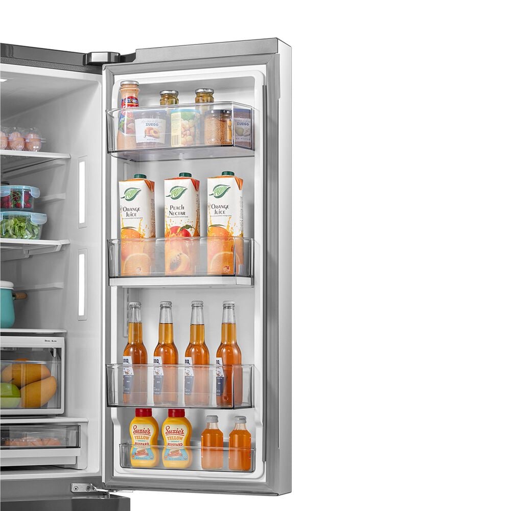 Midea 29.3 Cu. Ft. French Door Refrigerator in Stainless Steel, , large