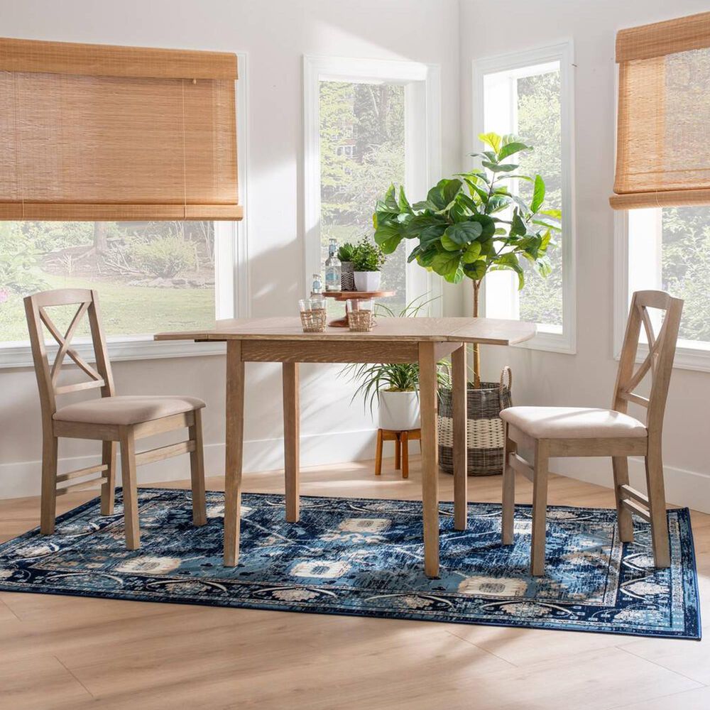 Linon Home Decor Torino Drop Leaf Dining Table in Grey Wash - Table Only, , large