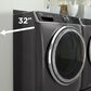 GE Appliances 4.8 Cu. Ft. Front Load Washer and 7.8 Cu. Ft. Electric Dryer Laundry Pair in White, , large