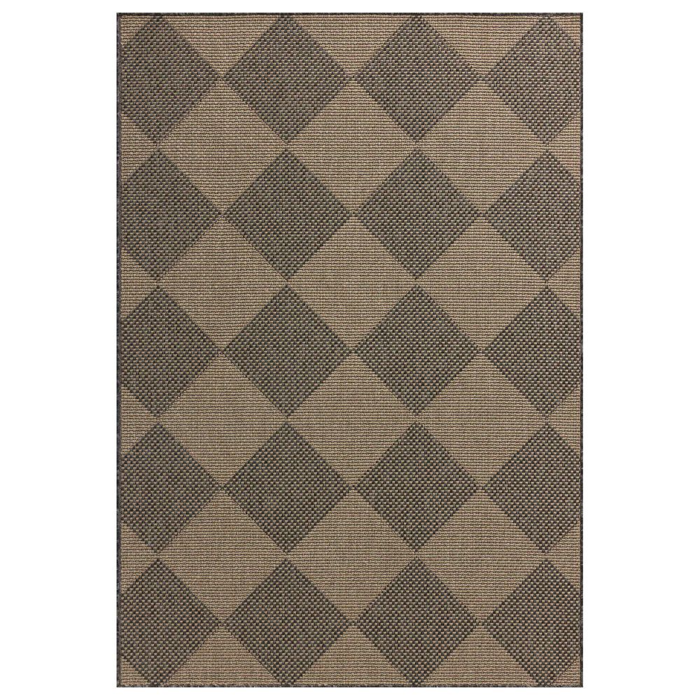 Loloi II Providence 8"6" x 12" Graphite and Sand Indoor/Outdoor Area Rug, , large