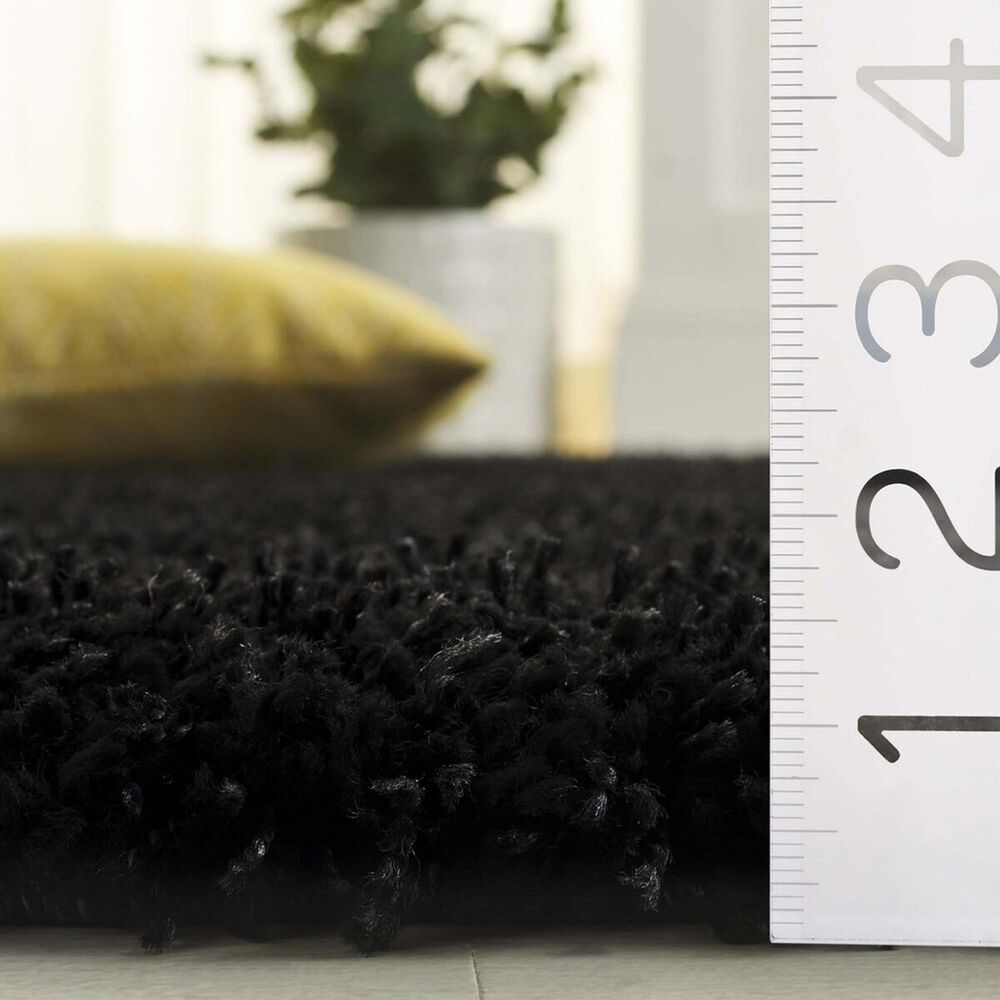 Safavieh California Shag  Black 11' x 15' Area Rug, , large