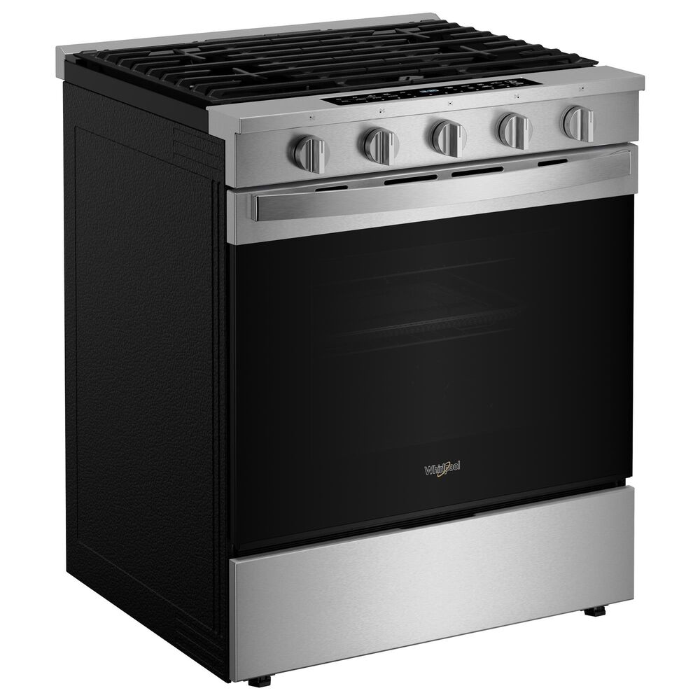 Whirlpool 5.0 Cu. Ft. Slide-In Gas Range in Stainless Steel, , large