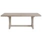 Golden Wave Furniture Coronado 78"-102" Dining Table in Khaki - Table Only, , large